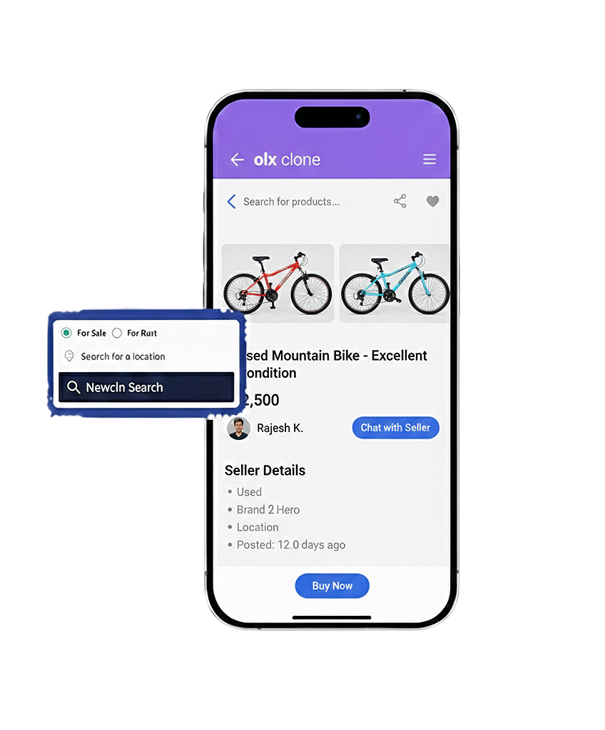 OLX Clone Marketplace Features
