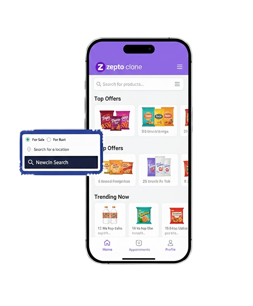Zepto Clone Interface