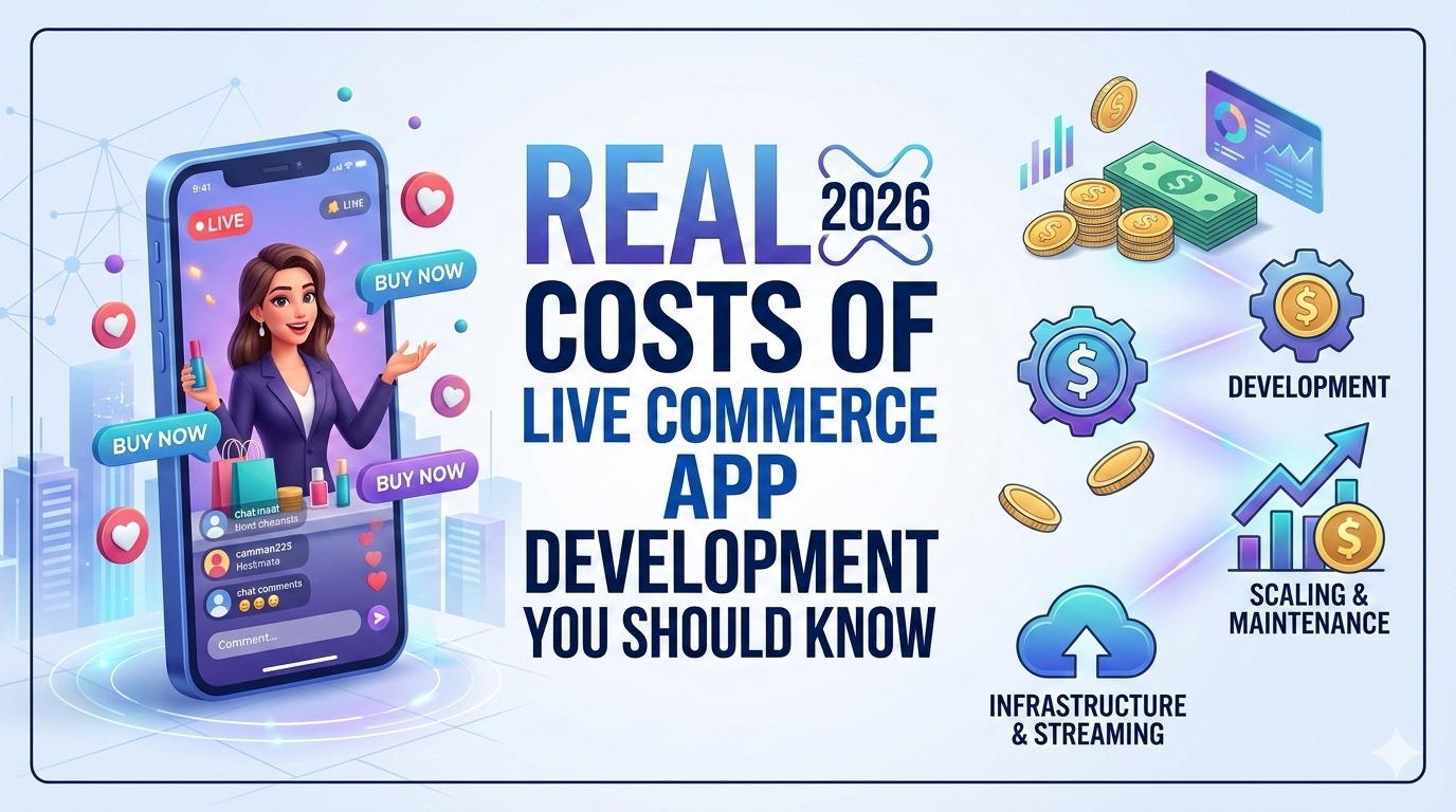 Live Commerce App Development Cost in 2026 Breakdown and Hidden Expenses