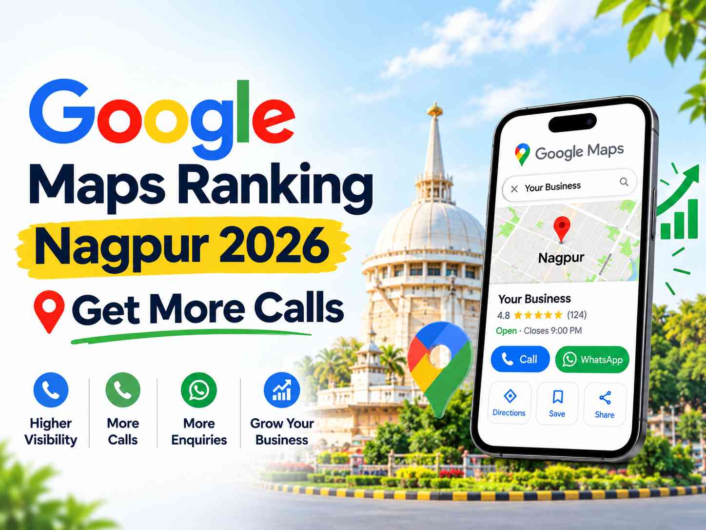 Google Maps Ranking Nagpur 2026 | Get More Calls