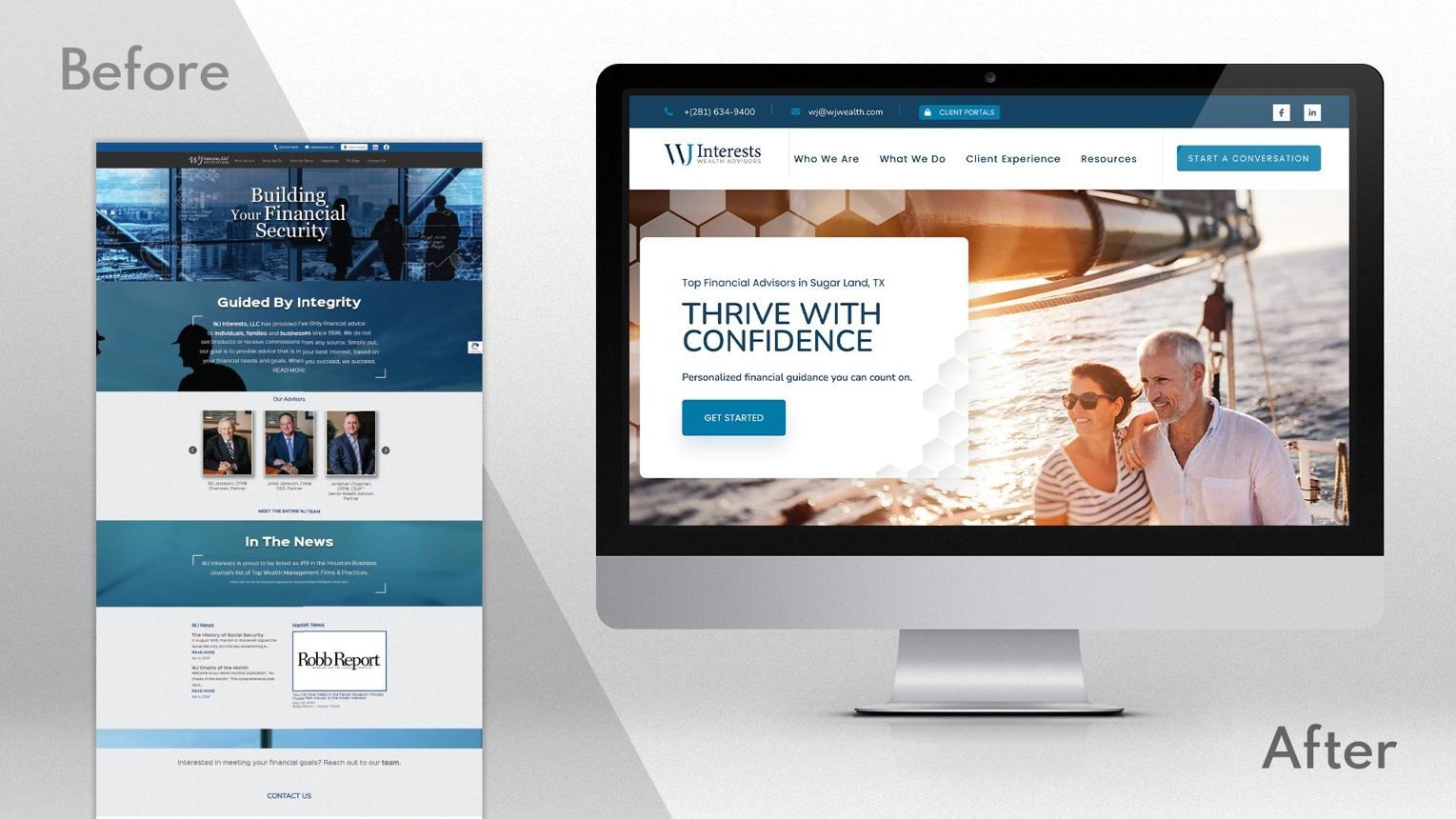 See the Results: Examples of Our Before & After Website Design